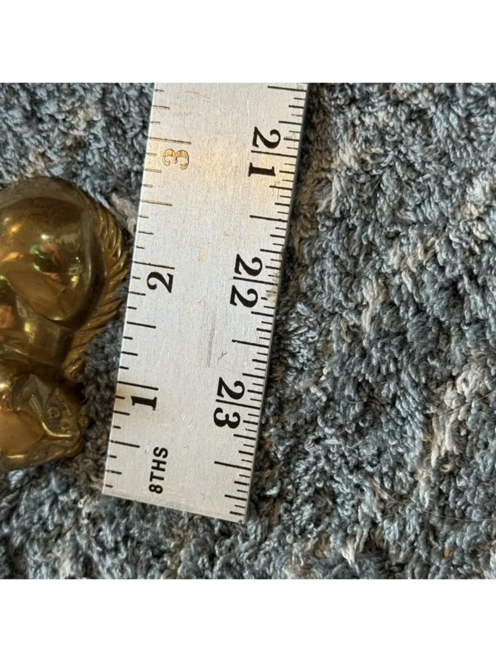Vintage Brass Cat Kitty Sculpture Figure